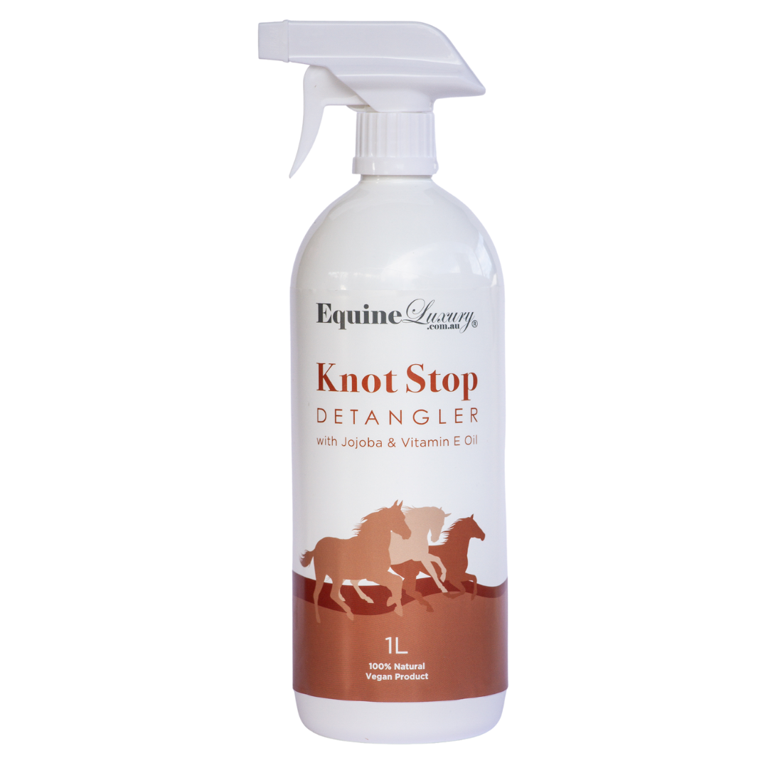 <transcy>EquineLuxury "Knot Stop" Natural Mane & Tail Detangler</transcy>
