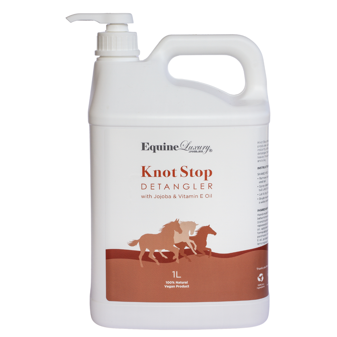 <transcy>EquineLuxury "Knot Stop" Natural Mane & Tail Detangler</transcy>