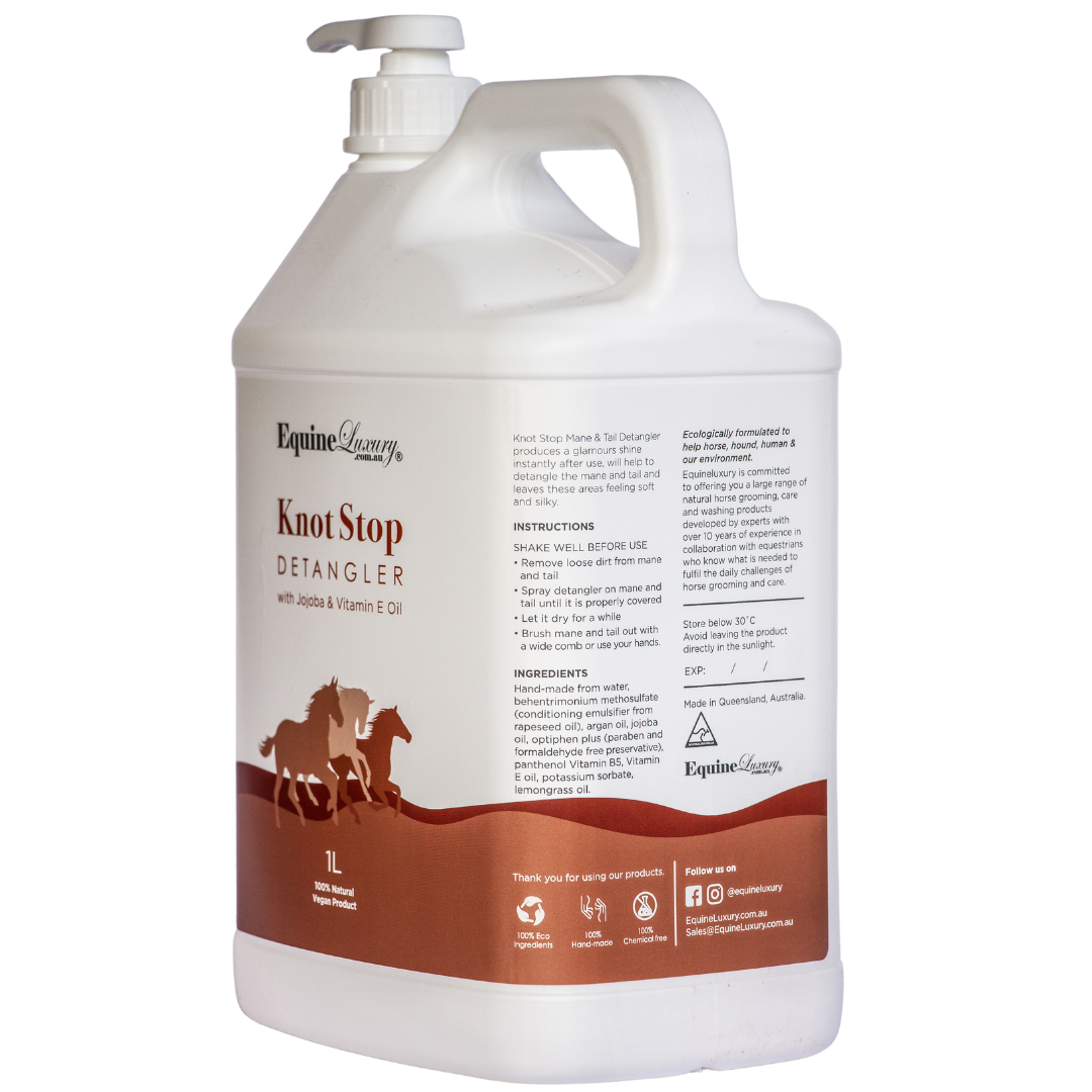 <transcy>EquineLuxury "Knot Stop" Natural Mane & Tail Detangler</transcy>