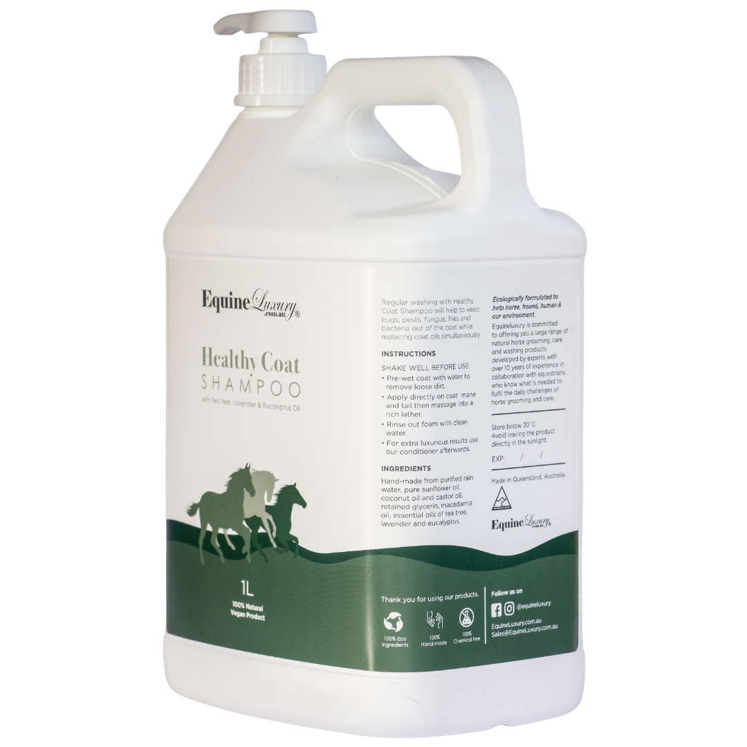 5L EquineLuxury "Healthy Coat" 100% Natural Horse Shampoo
