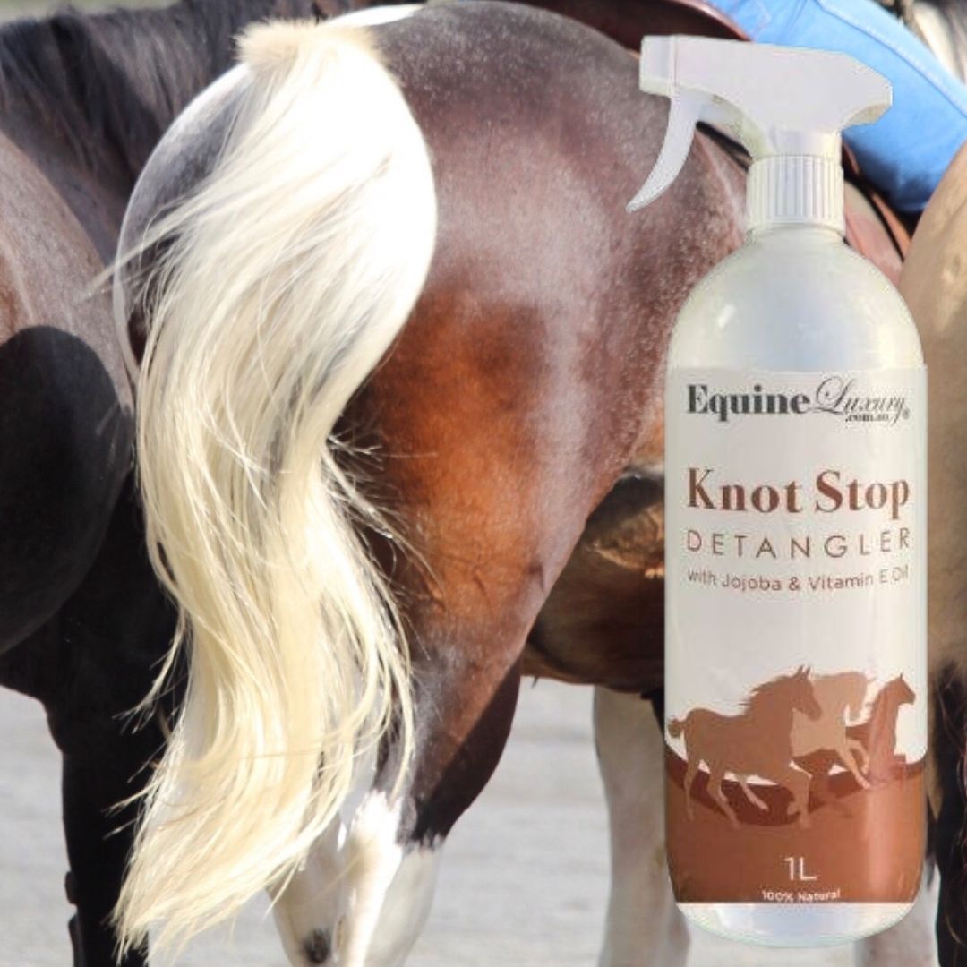 <transcy>EquineLuxury "Knot Stop" Natural Mane & Tail Detangler</transcy>