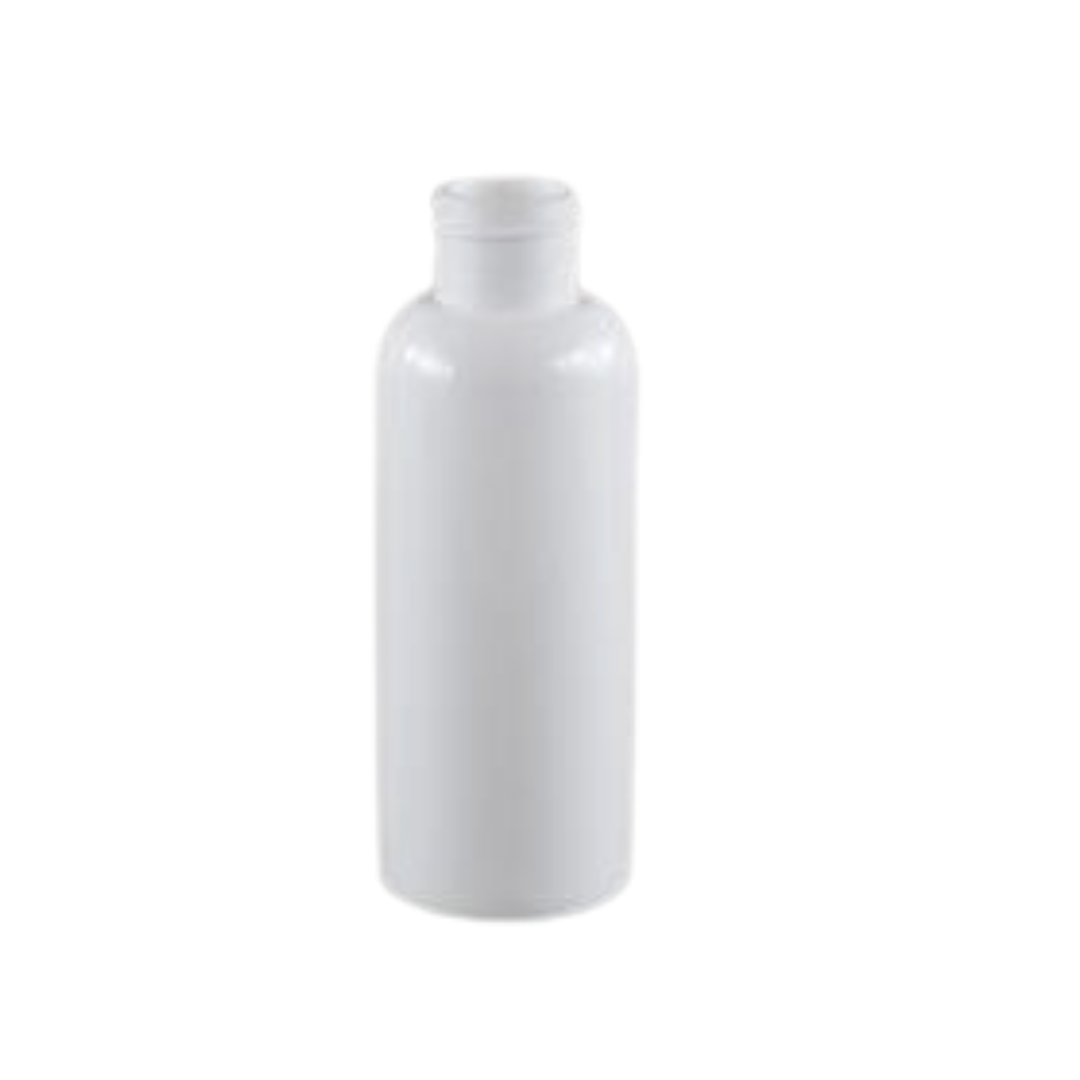 100ml White PET Tall Boston Bottle