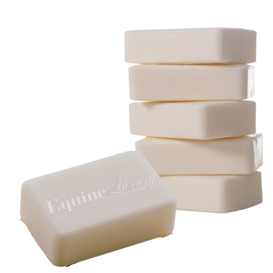 EquineLuxury "Rub & Scrub" 100% Natural Soap Bar with 100% Pure Peppermint & Eucalyptus Oil