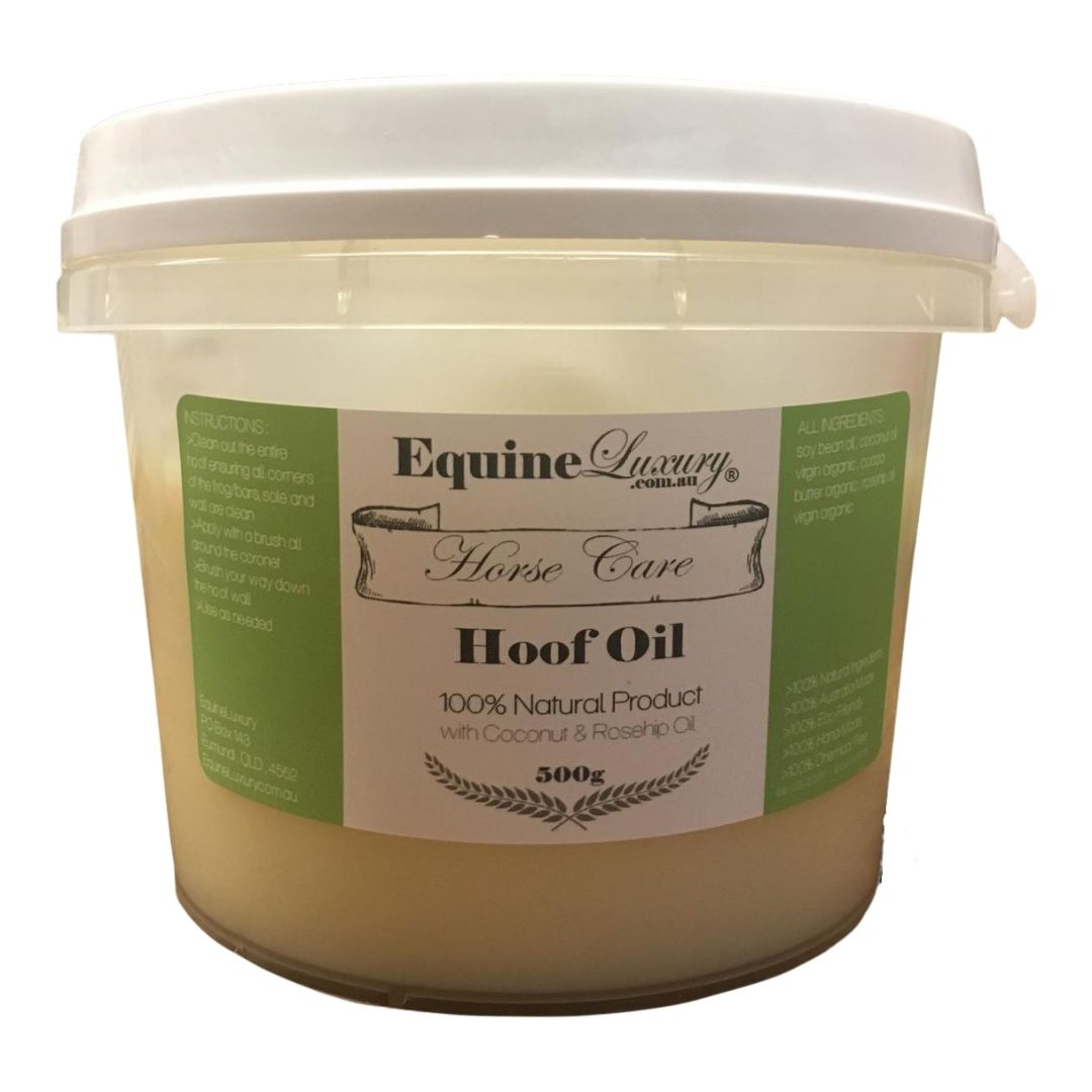 EquineLuxury Natural Hoof Oil with Castor & Coconut Oil